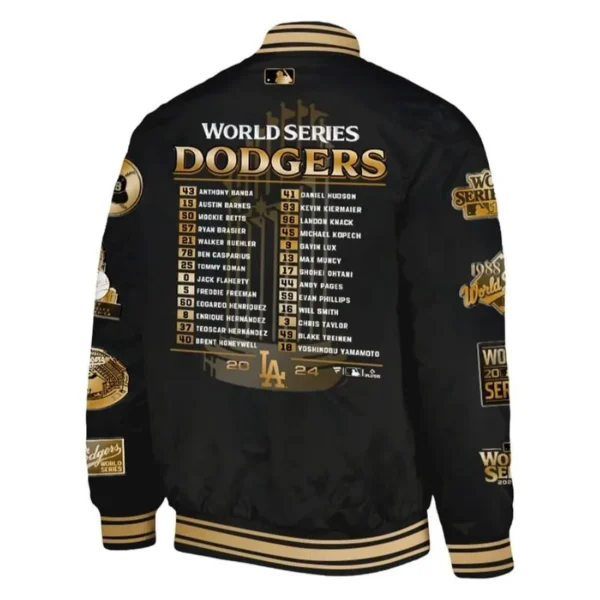 Dodgers 2024 World Series Champions Limited Edition Real Fleece Jackets