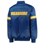 Golden State Warriors Starter Royal Real Satin Jacket 1