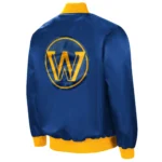 Golden State Warriors The Ambassador Real Satin Full-Zip Jackets