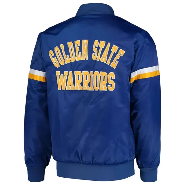 Golden State Warriors The Champ Royal Real Satin Jackets