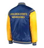 Golden State Warriors The Enforcer Varsity Real Satin Jackets