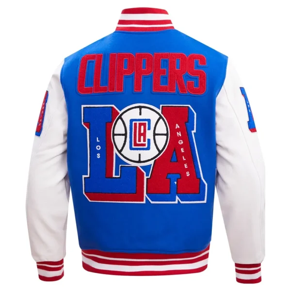 Los Angeles Clippers Mashup Varsity Real Fleece Jackets