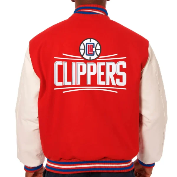 Los Angeles Clippers Real Wool & Leather Varsity Jackets