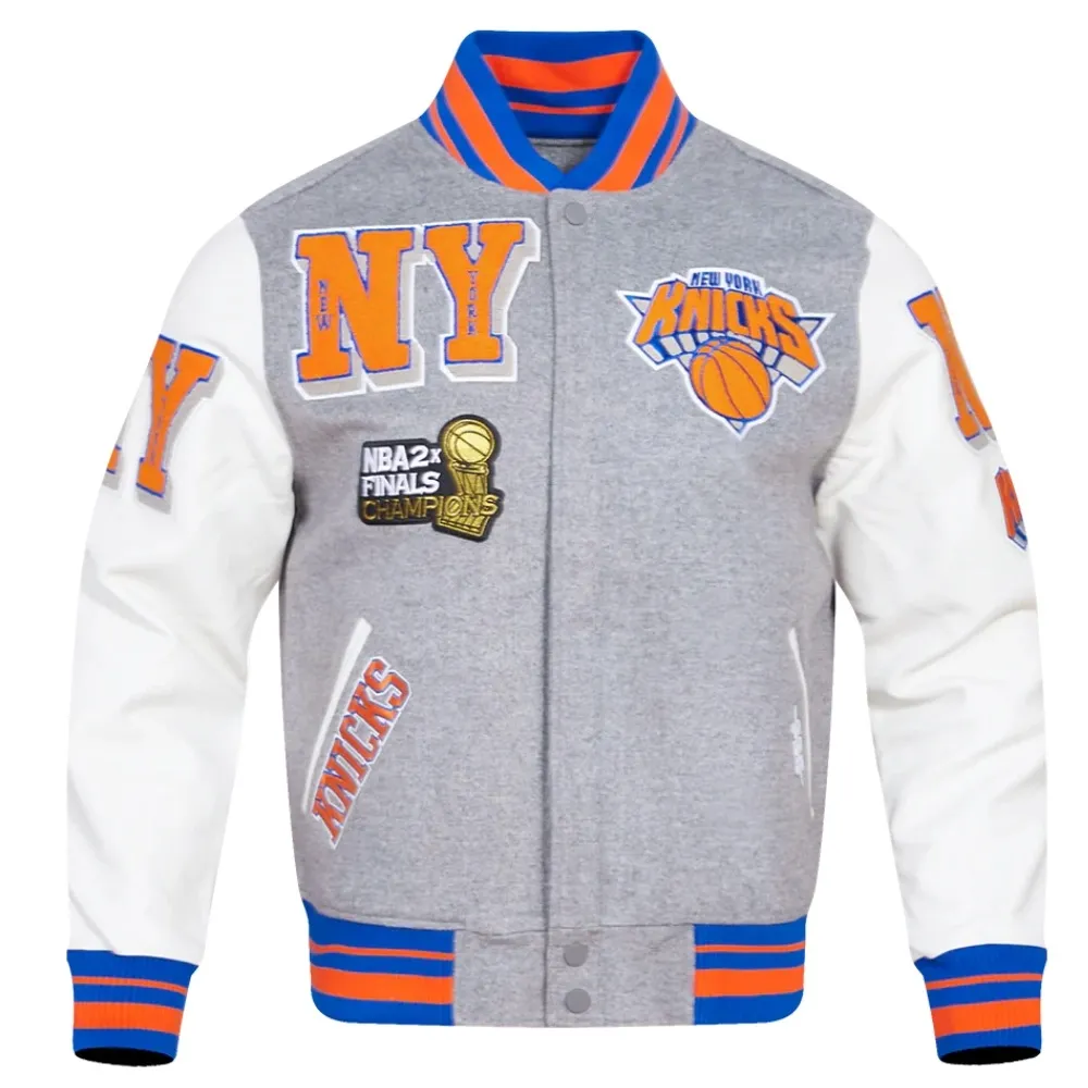 New York Knicks Mashup Varsity Real Fleece Jacket