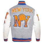 New York Knicks Mashup Varsity Real Fleece Jackets