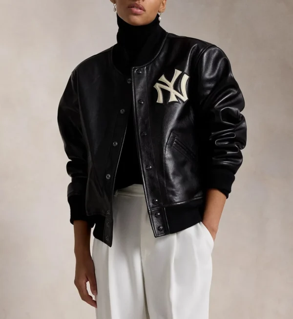 Polo Ralph Lauren Yankees Leather Jacket